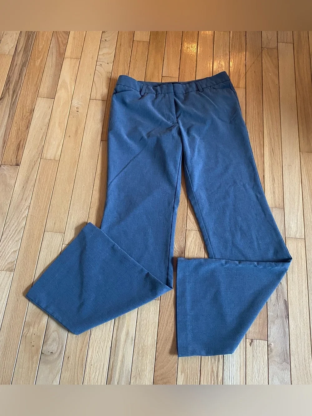 🌸 Star City Gray Flared Trouser Pants Y2K Size 7